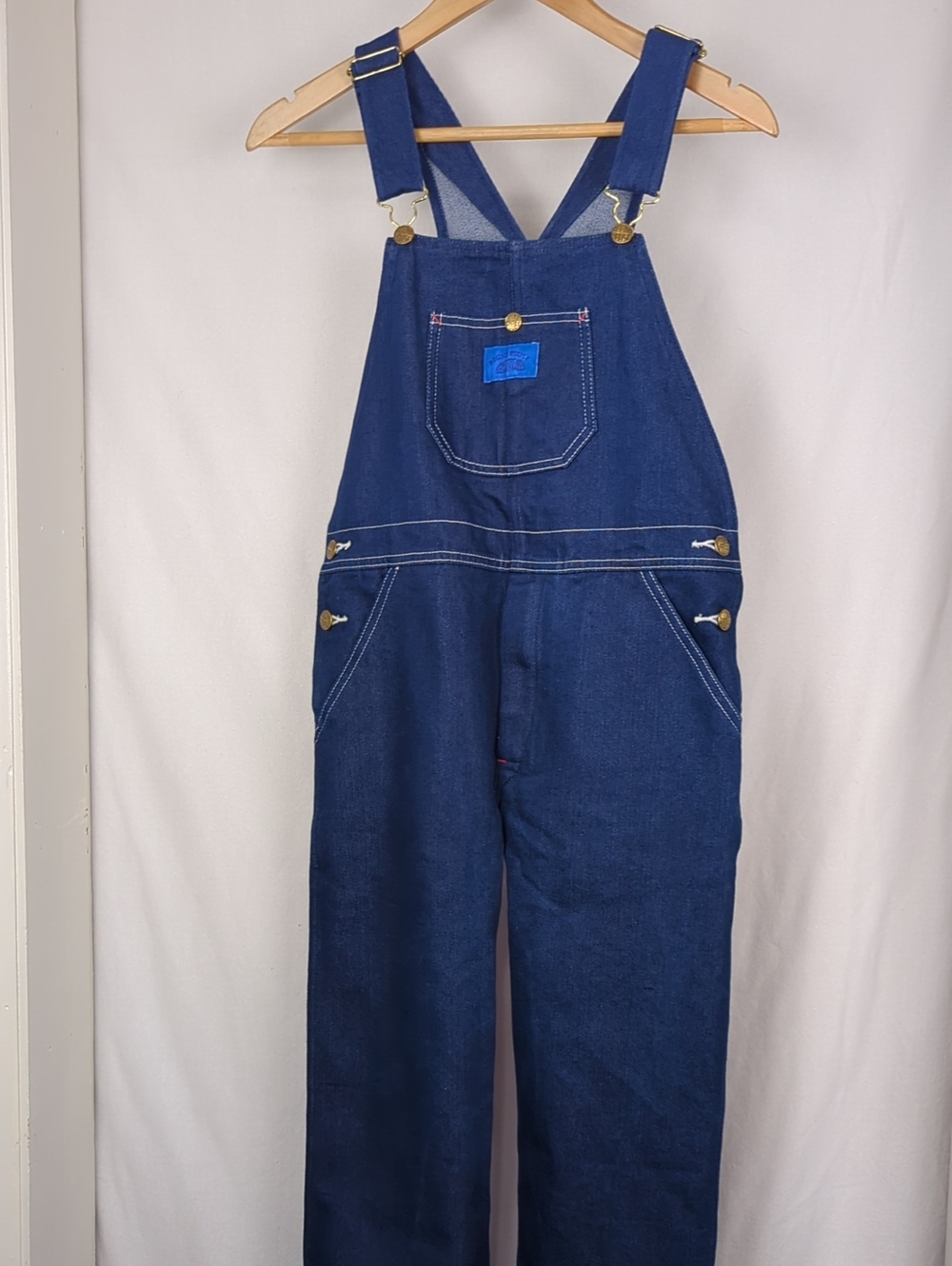 ROUND HOUSE Blue Denim Overalls Youth Size 16